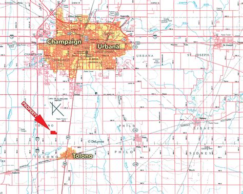 Champaign Il Zip Code Map Map