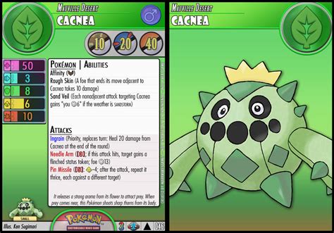 Cacnea by PokemonCMG on DeviantArt