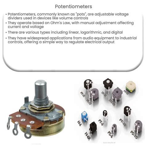 Potentiometers How It Works Application Advantages