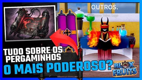 COMO FAZER OS SCROLLS MÍTICOS NO BLOX FRUITS SEM GASTAR ROBUX YouTube