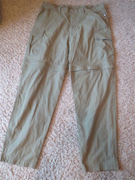 Rei Men’s Convertible Zip Cargo Hiking Pants Shorts N Gem