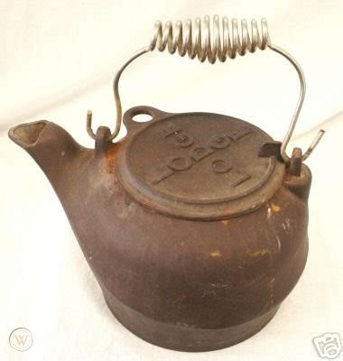 Lodge Cast Iron Tea Kettle Vintage