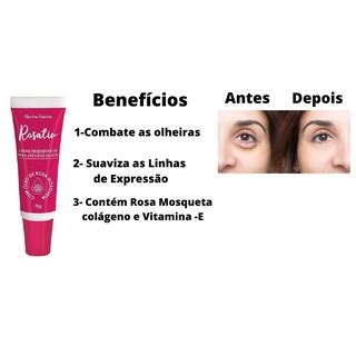 Creme Facial Clareador óleo de Rosa Mosqueta Creme Anti Rugas