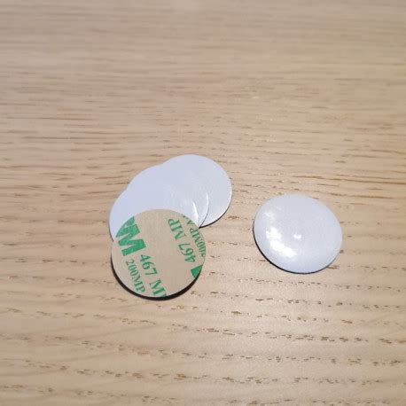 NXP ICODE SLIX2 White Flexible Round Label 25 Mm For Metal