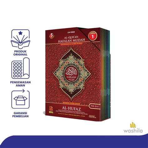 Jual Al Quran Al Hufaz Per Juz A Hafalan Mudah Blok Warna Terjemah