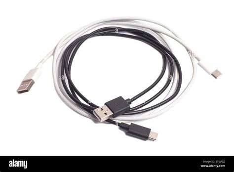 USB type C port cables Stock Photo - Alamy