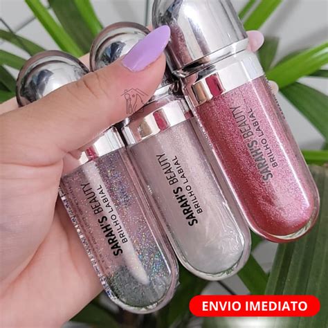 Gloss Brilho Labial Sarahs Beauty F Cil Aplica O E Hidrata O Dos