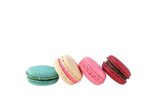 Colorful Macaroons Dessert Delicious Green Macaroon Png Transparent