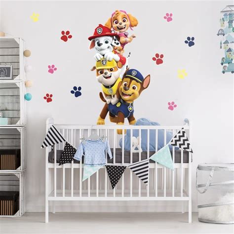 Wandtattoo PAW Patrol Beste Freunde Kinder Zimmer Wandtattoo