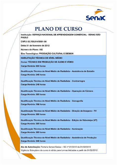 Pdf Plano De Curso Senac Usu Rios De Internet No Brasil Um