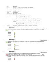 Lesson Security Quiz Docx User Course Test Started Submitted Status
