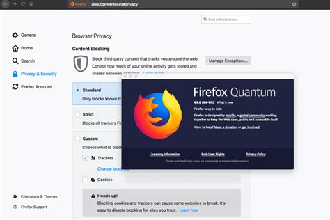 Mozilla Enhances Privacy Controls In Firefox 65