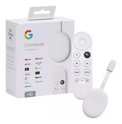 Google Chromecast Hd Tv Controle Voz Original Lan Amento