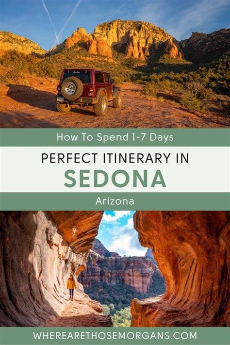 1 5 Days Sedona Itinerary For Hikers Non Hikers Sedona Arizona Travel Sedona Sedona Vacation