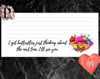 Prison Wife Stationery Paper Printable Prison Love Letter Various