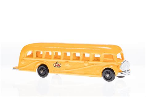 Fun Ho! No. 181 railway bus, cast aluminium, yellow. #bus #toys # ...