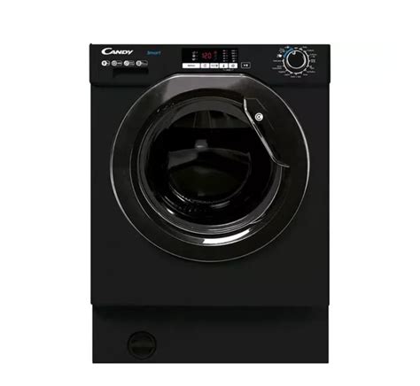 [New Boxed] Integrated Candy Black 9kg Washing Machine 1400rpm [MG67-6] – My Graded