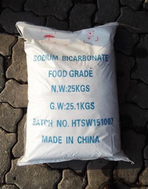 Purity Sodium Bicarbonate Industrial Grade Baking Soda Kg Bags