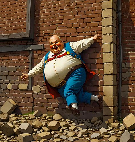 Humpty Dumpty Fell Off A Wall Digital Art By Steve Taylor Fine Art