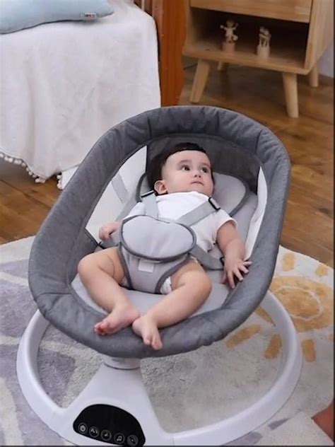 KIDONE Baby Swing Rocker Cradle Electric Rocking Chair For Baby Infant ...