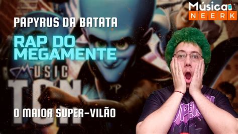 React Rap Do Megamente O Maior Super Vil O Papyrus Da Batata Youtube