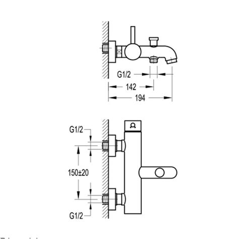 Flova Levo Wall Mounted Single Lever Bath Shower Mixer With Handset Kit