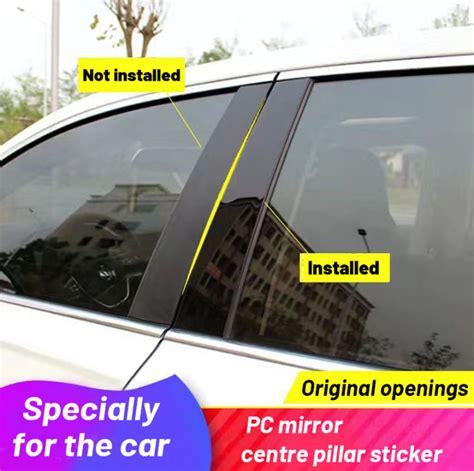 High Quality Product Details Of 8 Pcs Glossy Black Car Door Window