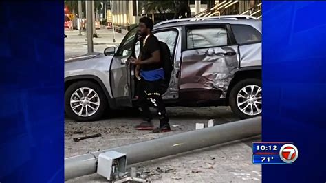 Driver Flees After Crashing Into Cyclist In Brickell Wsvn 7news