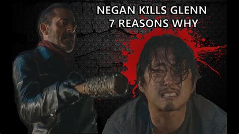 The Walking Dead Season 7 Glenn Dies In The Premiere He Has To Youtube