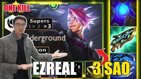 One Kill Dtcl Mua Ezreal Sao B A Xanh B N C C Ch T Youtube