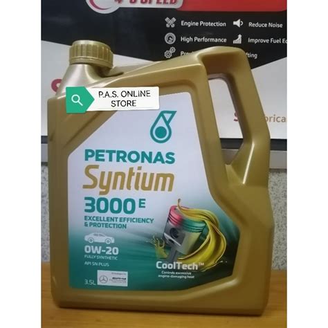 Petronas Syntium E W L Fully Synthetic Engine Oil Api Sn Plus