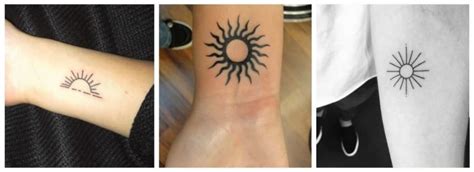 Los Tatuajes Del Sol Más Originales Y Sorprendentes Mini Tatuajes