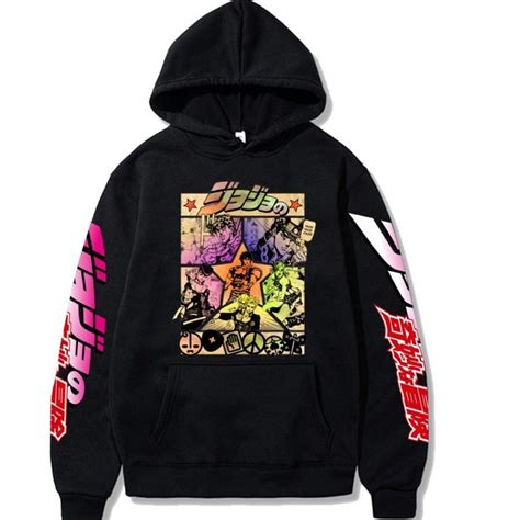 Jojos Bizarre Adventure Hoodies Collection 2021 Jjba Store