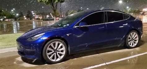 snow throwback : r/TeslaModel3