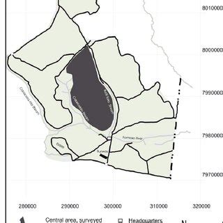 Location of main surveyed area in Emas National Park (total area of... | Download Scientific Diagram