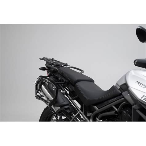 Cadre latéral Sw Motech PRO noir Triumph Tiger 800 10