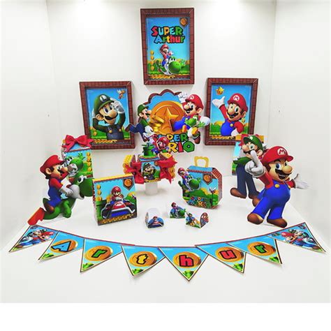 Festa Em Casa Super Mario Frete Gr Tis No Elo Istela Estrela