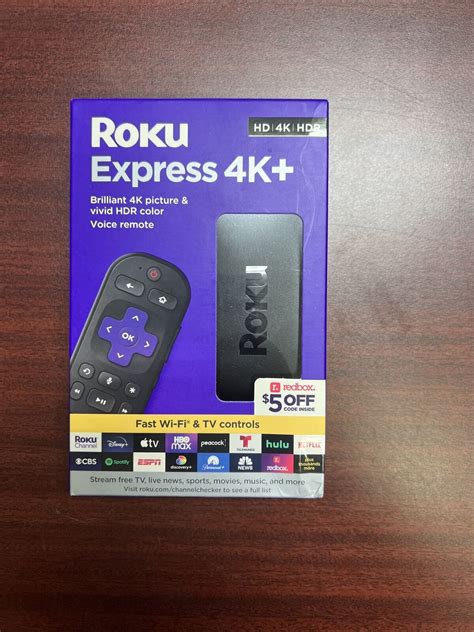 New Roku Express 4K Plus 3941RW2 Streaming Media Player HD 4K HDR