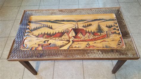 H I Believe I Have A Hand Carved German Black Forest Coffee Table Is