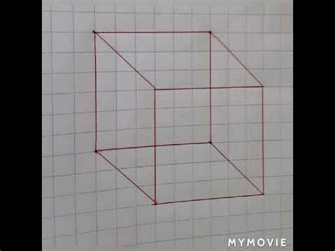 Comment Dessiner Un Cube En D How To Draw A Cube In D Youtube