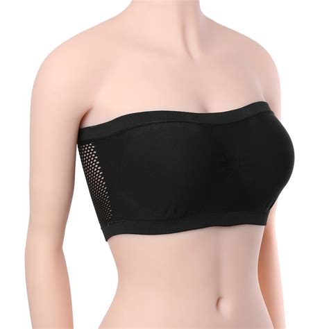 1pcs New Style Ladys Sexy Strapless Hollow Crop Top Bra Women Girls