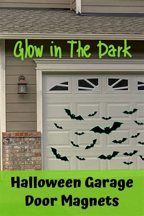 Glow In The Dark Halloween Garage Door Magnets Cheery Room