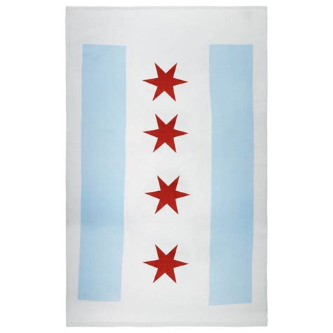 Chicago Flag Beach Towel Clark Street Sports