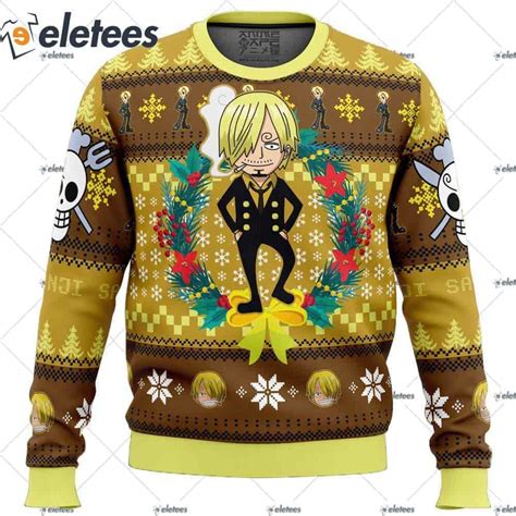 Sanji One Piece Ugly Christmas Sweater