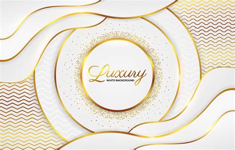 Luxury White Gold Background Vector Art At Vecteezy