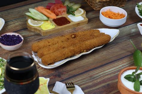 Premium Photo Crunchy Fried Chicken Fingers Dinner Bon Appetit