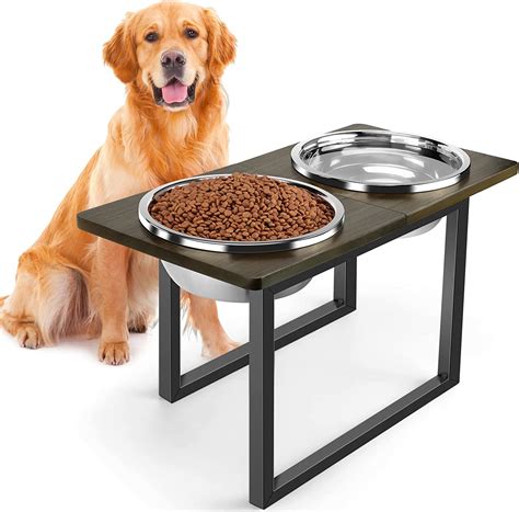 MIXJOY Hundenapf Erhöht 30cm Ständer Hundenapf Grosse Hunde 2X 3500ml