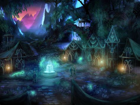 Elven Village By Jkroots On Deviantart