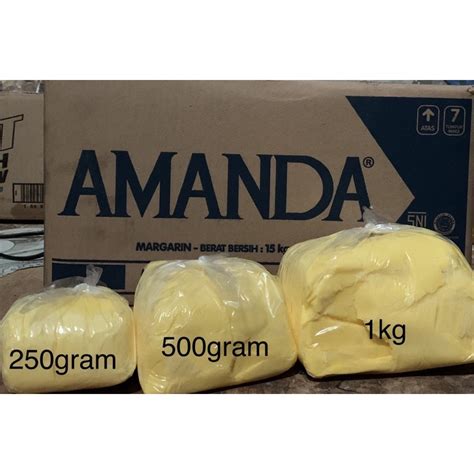 Jual Margarin Amanda Dan Simas Mentega Margarine Kemasan Repack Gr