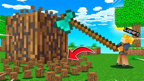 MACHADO GIGANTE QUE TE DA MADEIRA INFINITA NO MINECRAFT YouTube